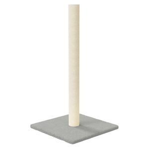 vidaXL Palo Tiragraffi per Gatti Grigio Chiaro 35x35x70 cm