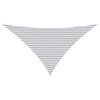 vidaXL Vela da ombra solare Grigio chiaro e bianco 7 x 5 x 5 m