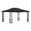 vidaXL Gazebo con Rete 300x400x265 cm Antracite