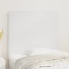 vidaXL Testiera Bianca 100x5x118/128 cm in Similpelle