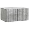 vidaXL Mobile Porta TV da Muro Grigio Cemento 59,5 x 41 x 30 cm