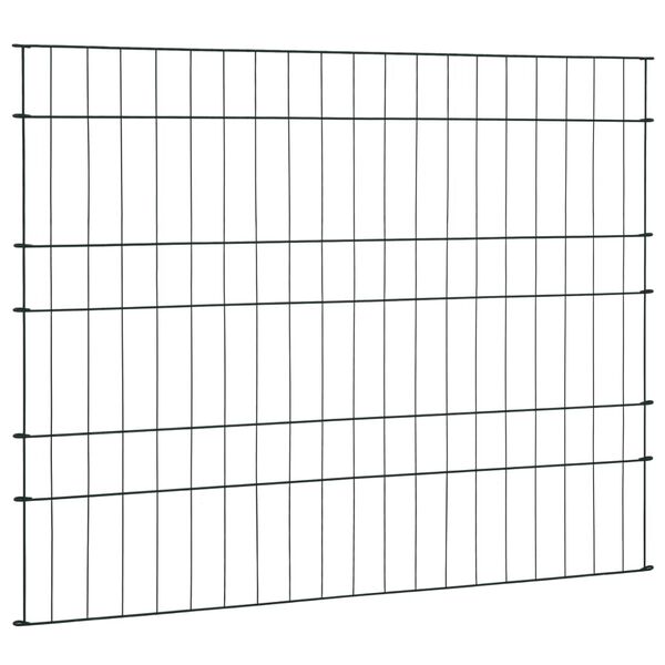vidaXL Set Recinzione da Giardino 99,6x79,8 cm Verde