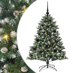 vidaXL Albero di Natale artificiale con 150 LED Verde 120 cm