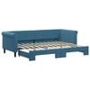 vidaXL Divano Letto con Letto Estraibile Blu 80x200 cm in Velluto