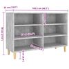 vidaXL Credenza Grigio Cemento 103,5x35x70 cm in Legno Multistrato