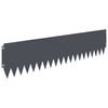 vidaXL Bordura per Prato 20 pcs 103 x 25 cm Acciaio Antracite