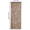 vidaXL Zanzariera Beige e Marrone Chiaro 56x200cm Ciniglia