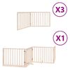 vidaXL Cancello per Cani Porta Pieghevole 10 Pannelli 800 cm in Pioppo