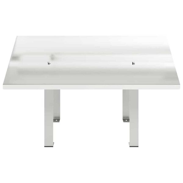 vidaXL Cappa Camino Argento 60 x 60 x 38 cm Acciaio inossidabile