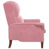 vidaXL poltrona Rosa 76 x 94 x 102 cm Velluto