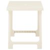 vidaXL Set da Bistrot 3 pz in Plastica Bianco