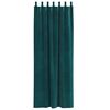 vidaXL Tende oscuranti 2 pcs Verde Scuro 140 x 245 cm Velluto