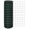 vidaXL Recinzione Europea in Acciaio 25 x 1,2 m Verde