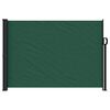 vidaXL Tenda da Sole Laterale Retrattile Verde Scuro 140x500 cm