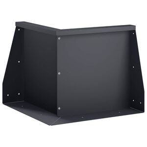 vidaXL Muro di contenimento 50 x 50 x 30 cm Acciaio Antracite