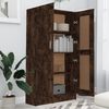 vidaXL Libreria Rovere Fumo 82,5x30,5x150 cm in Legno Multistrato