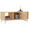 vidaXL Tavolino da Salotto Rovere Sonoma 102x50x40cm Legno Multistrato
