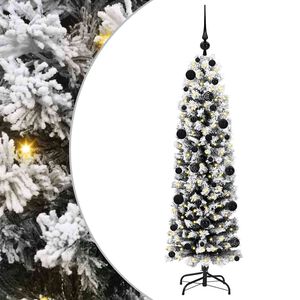 vidaXL Albero di Natale artificiale con 150 LED Verde 150 cm