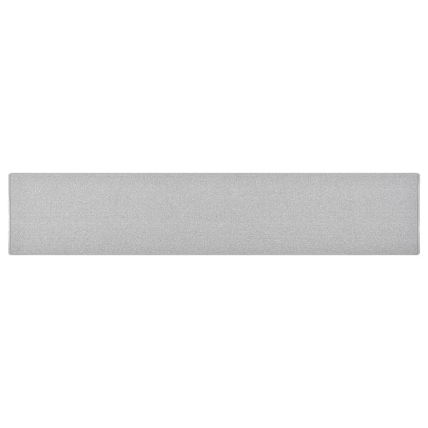 vidaXL Tappeto Corsia Grigio Chiaro 80x400 cm