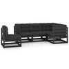 vidaXL Set Divani da Giardino 5 pz con Cuscini Legno Massello di Pino