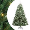 vidaXL Albero di Natale Artificiale con Rami Pieghevoli Verde 180 cm