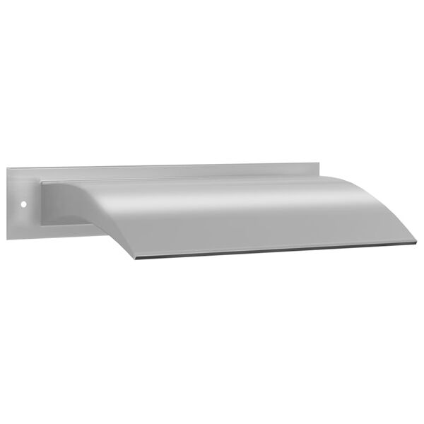 vidaXL Fontana per Piscina Argento 45x26x13 cm in Acciaio Inox