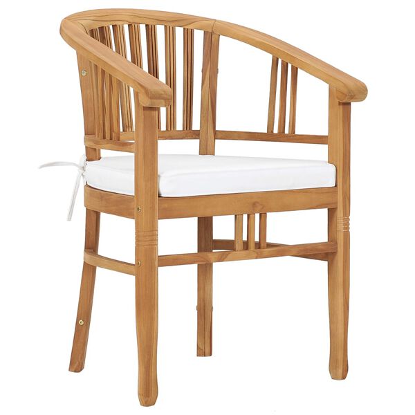 vidaXL Set da Pranzo da Giardino 7 pz con Cuscini Legno di Teak