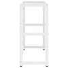 vidaXL Struttura per Lavabo da Bagno Bianca 79x38x83 cm in Ferro