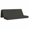 vidaXL Divano Letto Pieghevole 180 x 67 x 45 cm Grigio Scuro