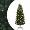 vidaXL Albero di Natale Artificiale con Palline 120 cm 150 LED