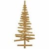 vidaXL Alberi di Natale Marrone 120 cm Legno di pino massello
