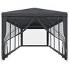vidaXL Tenda per Feste con 10 Pareti in Rete Antracite 3x12 m in HDPE