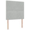 vidaXL Testiera Grigio chiaro 100 cm Velluto