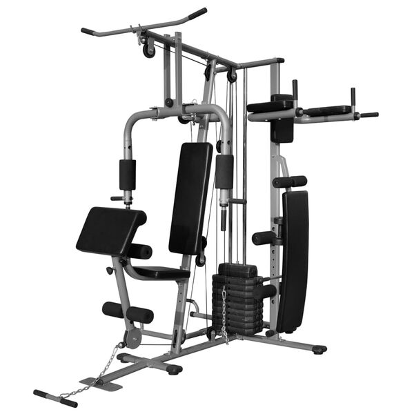 vidaXL Palestra Multifunzione Domestica Home Gym 65 kg