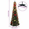 vidaXL Albero di Natale artificiale con 150 LED Verde 180 cm PVC