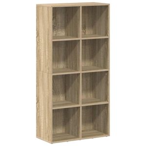 vidaXL Libreria/Credenza Rovere Sonoma 66x30x130 cm Legno Multistrato