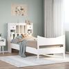 vidaXL Letto senza Materasso Bianco 90x190 cm in Legno Massello Pino