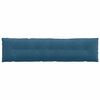 vidaXL Cuscino per Schiena Blu 200 x 50 cm Tessuto in Cords