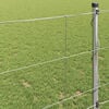 vidaXL Recinzione da campo Argento 25 x 1 m Acciaio zincato