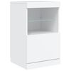 vidaXL Credenza con Luci LED Bianca 41x37x67 cm