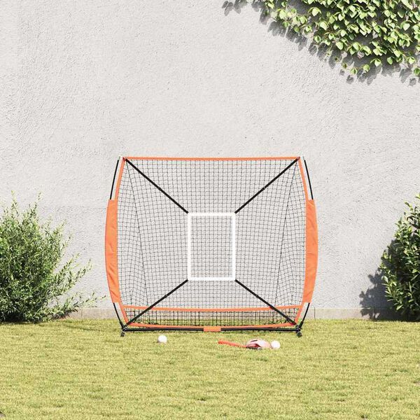 vidaXL Rete da pratica per baseball 180 x 89.5 x 152.5 cm