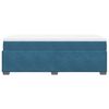 vidaXL Giroletto a Molle con Materasso Blu Scuro 90x190 cm in Velluto