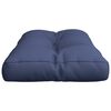 vidaXL Cuscino per Pallet Blu Marino 80x40x12 cm in Tessuto
