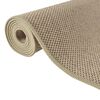vidaXL Tappeto Corsia Aspetto Sisal Sabbia 80x200 cm