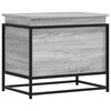 vidaXL Contenitore con Coperchio Grigio Sonoma 60x40x51,5cm Truciolato