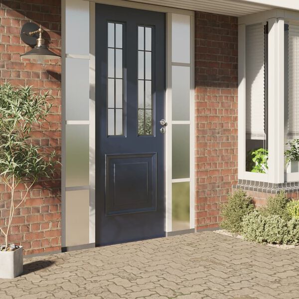 vidaXL Pellicola Solare Statica Riflettente Argento 90x1000 cm PVC