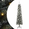 vidaXL Albero di Natale artificiale con 300 LED Verde 180 cm