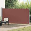 vidaXL Tenda da Sole Laterale Retrattile 160 x 500 cm Marrone