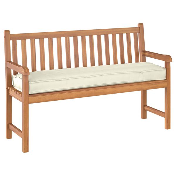 vidaXL Cuscino Crema 150 x 40 x 8 cm Tessuto Oxford