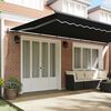 vidaXL Tenda Retrattile Nero 600 &times; 300 cm Tessuto e Alluminio